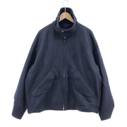 THE RERACS/22AW/HIGH NECK HARRINGTON JACKET/46/ネイビー