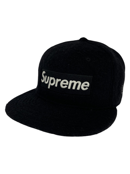 Supreme 24AW NEW ERA Brushed Wool Box Logo Cap 黒