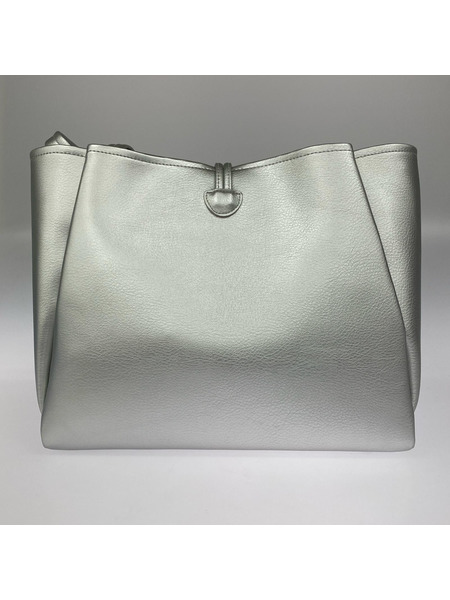 Kitamura ハンドバッグ シルバー トートバッグ