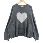 DAIRIKU 23SS Heart Pullover Knit ニット F グレー