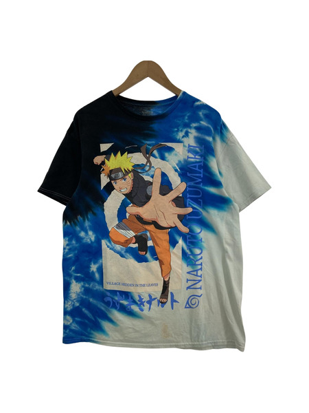 OLD・VINTAGE 00s NARUTO ウズマキナルト Tシャツ タイダイ 青 L