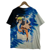 OLD・VINTAGE 00s NARUTO ウズマキナルト Tシャツ タイダイ 青 L