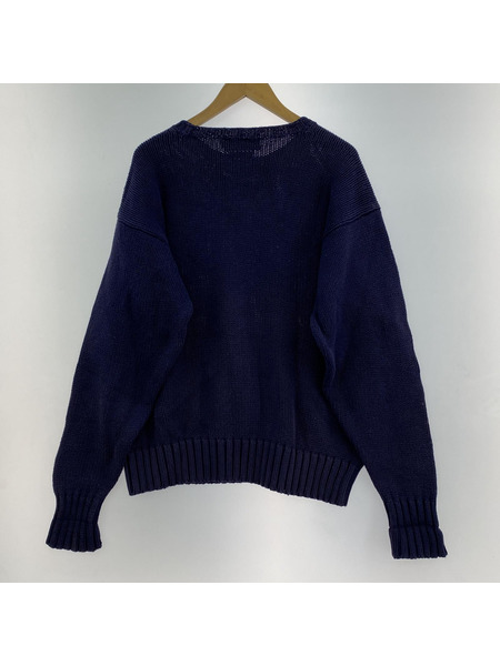 POLO RALPH LAUREN HAND KNIT 星条旗 ネイビー(L)