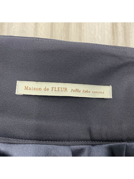 ヒザ丈スカート Maison de FLEUR confiture de cerise/スカート