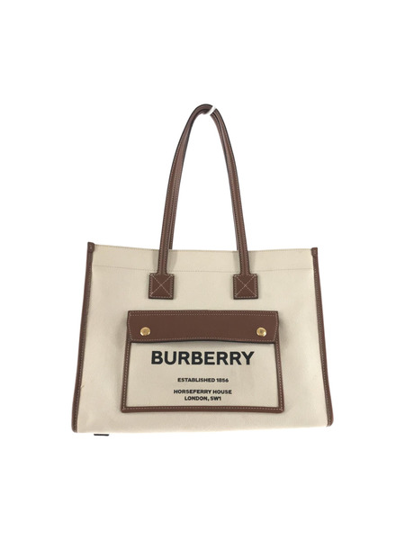 BURBERRY/キャンバストートバック