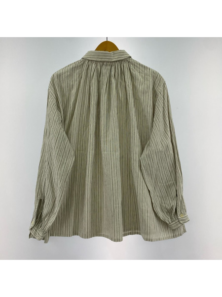 YAECA 長袖シャツ YAECA WRITEストライプ[値下]