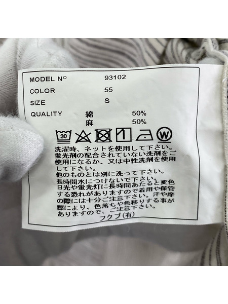 YAECA 長袖シャツ YAECA WRITEストライプ[値下]