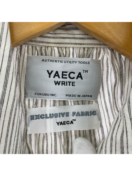 YAECA 長袖シャツ YAECA WRITEストライプ[値下]
