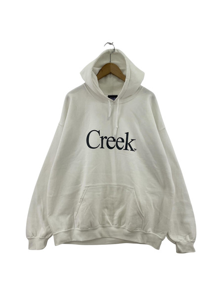 Creek GILDANボディ L/SPOパーカー XL WHT