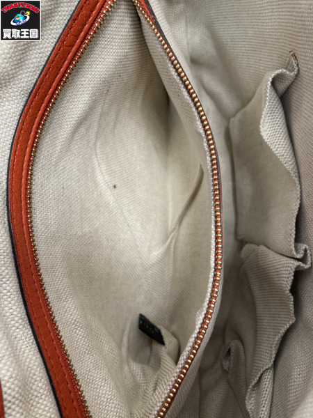 GUCCI グッチ ソーホー ショルダーバッグ 308361 レザー レッドインターロッキングG