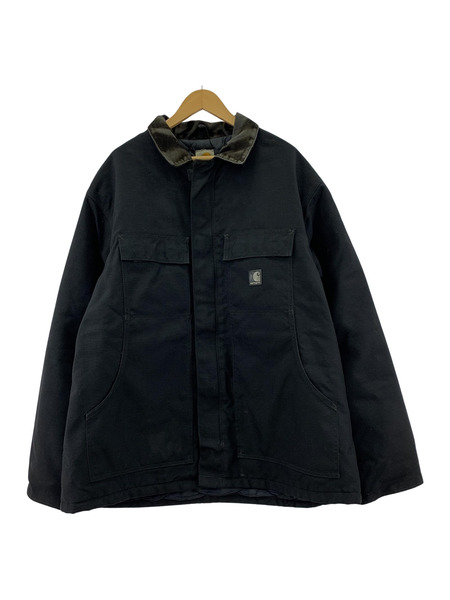 Carhartt C55 エクストリームコート (XL-R) ブラック フロントファスナー破損