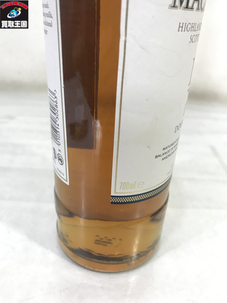 The MACALLAN12年/double cask/700ml/マッカラン/ウイスキー/未開栓