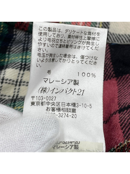 POLO RALPH LAUREN パンツ チェック ウールパンツ マルチカラー (W28L34)