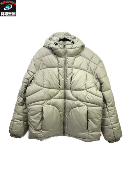 Supreme/21AW/Warp Hooded Puffy Jacket/L/シュプリーム