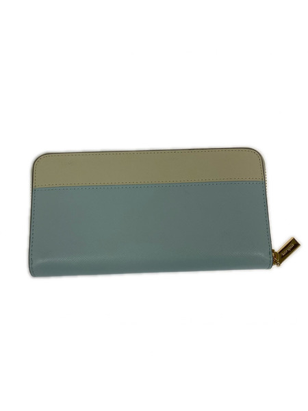 kate spade new york 長財布 マディソン カラーブロック ラージ コンチネンタルウォレット 水色[値下]