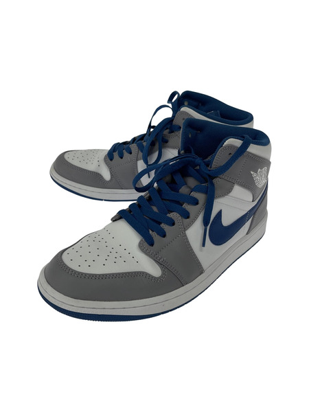 NIKE Air Jordan 1 Mid True Blue 28.0cm