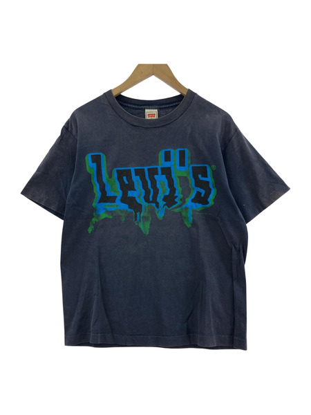 Levi's/90S/USA製/プリントT/M/NVY