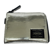 PORTER コンパクトウォレット PORTER GLITTER シルバー