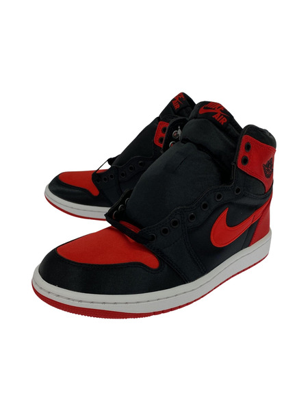 NIKE AIR JORDAN 1 RETRO HIGH OG ハイカットスニーカー 24.5 SATIN BRED