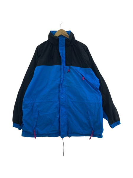 OLD GAP ナイロン 2トーン シェルジャケット (L) 青