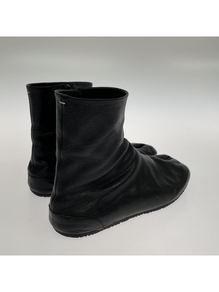 MAISON MARGIELA/TABI LEATHER BOOTS/41/BLK