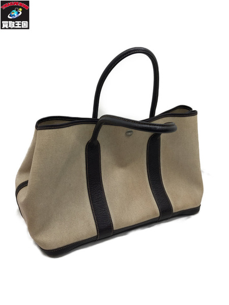トートバッグ HERMES ガーデンパーティPM キャンバストート