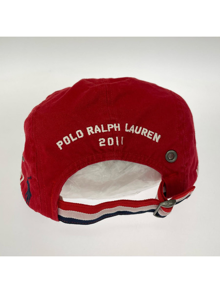 POLO RALPH LAUREN 復刻 レーシングキャップ 赤