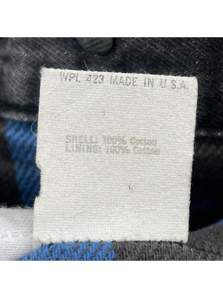 Levi's デニムジャケット 80s/70707/ブラック/裏ネル/USA製