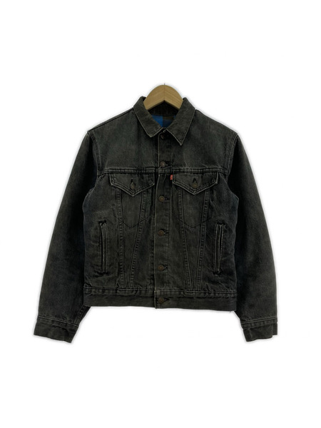Levi's デニムジャケット 80s/70707/ブラック/裏ネル/USA製
