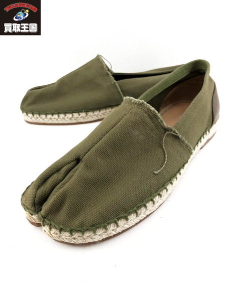 MAISON MARGIELA TABI COTTON ESPADRILLES[値下]