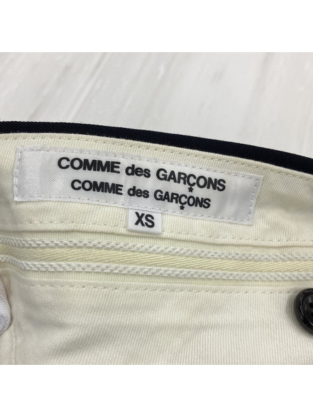 COMME des GARCONS AD2015 裾ダブル ウールギャバジン スラックス