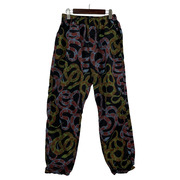 CALEE ALLOVER SNAKE PATTERN TRACK EASY PANTS