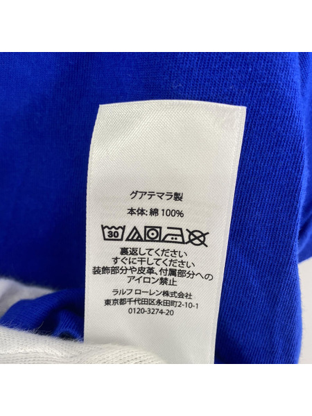 POLO RALPH LAUREN ポロベアプリント S/Sカットソー ブルー (L)