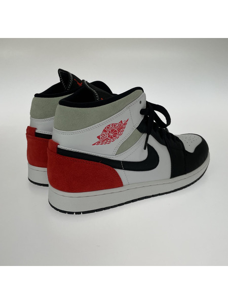 NIKE Air Jordan 1 Mid SE 29cm Black/Red/White[値下]