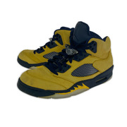 NIKE スニーカー AIR JORDAN 5 CQ9541-704 28.5cm 黄 紺