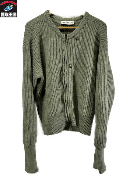 Our Legacy 23AW ZIP WRAP CARDIGAN 44