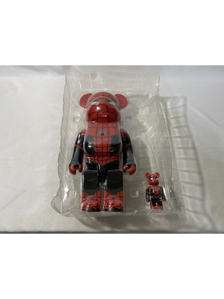 18.BE＠RBRICK SPIDER-MAN UPGRADED SUIT 100%&400%[値下]
