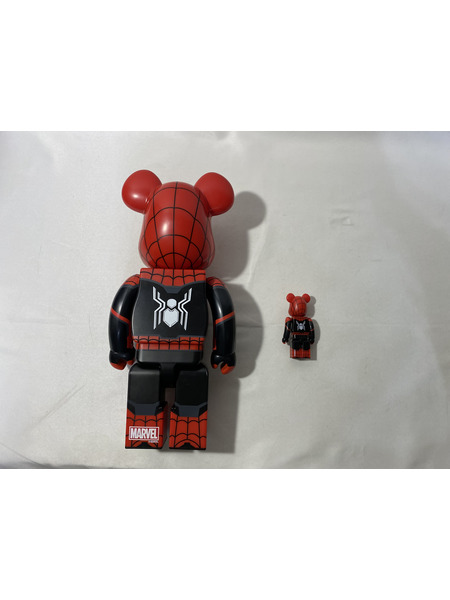 18.BE＠RBRICK SPIDER-MAN UPGRADED SUIT 100%&400%[値下]