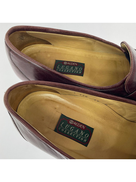ALDEN シューズ タッセルローファー 11D バーガンディ