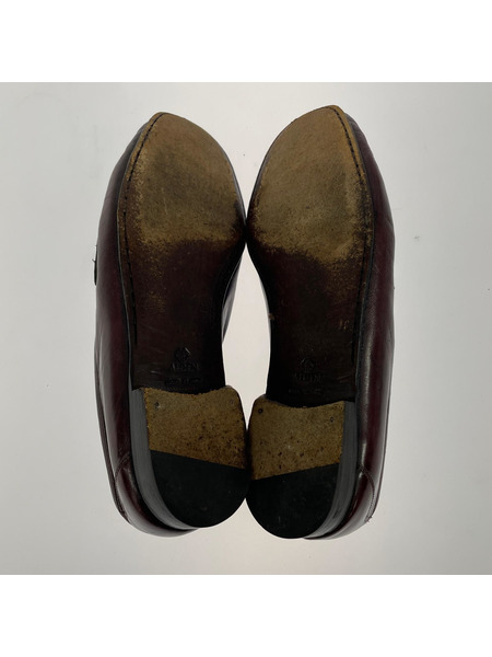 ALDEN シューズ タッセルローファー 11D バーガンディ