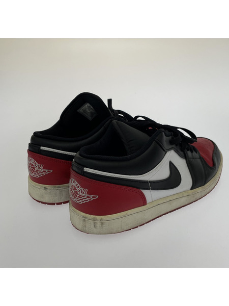 NIKE AIR JORDAN 1 LOW BRED TOE 30.0cm 553558-161