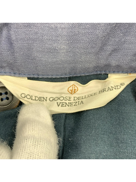 GOLDEN GOOSE ソノ他 ミリタリーベスト 紺 (XS)