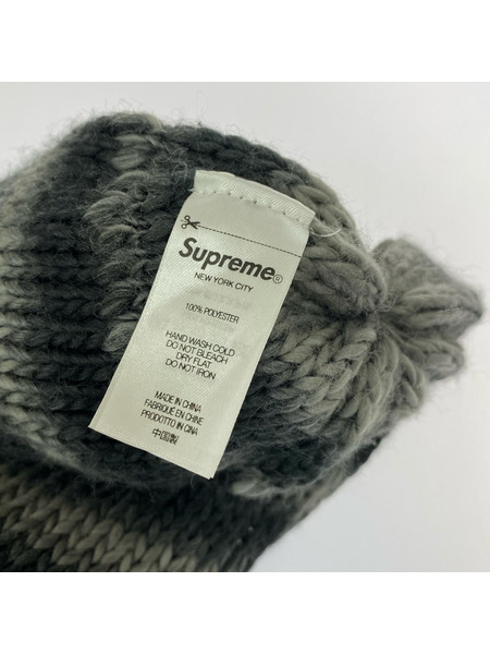 Supreme ニットキャップ 22FW/OMBRE STRIPE/グレー系