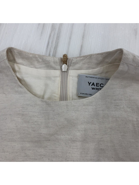 YAECA/タックドレス/ワンピース/M/アイボリー/92702