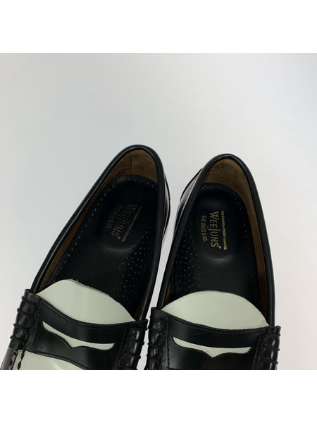 G.H.BASS & COMPANY シューズ LARSON ローファー 白黒