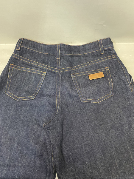 GUCCI 2タック デニムハーフパンツ 40 インディゴ 277978 XZ619