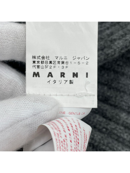 MARNI ニット・セーター バックオープン グレー