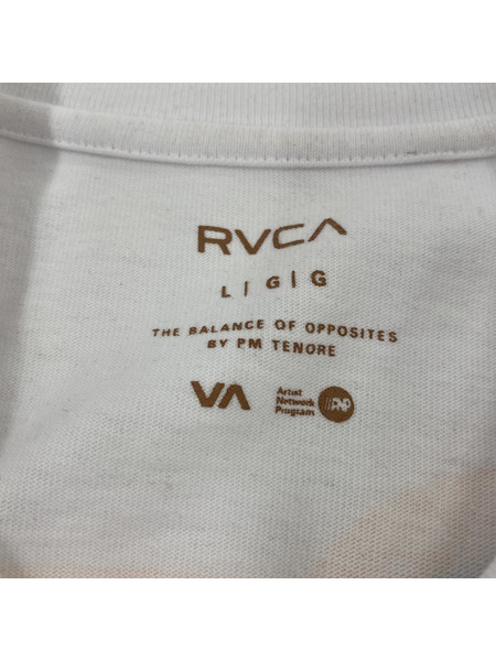 RVCA L/S ロゴカットソー (L)