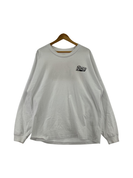 RVCA L/S ロゴカットソー (L)[値下]