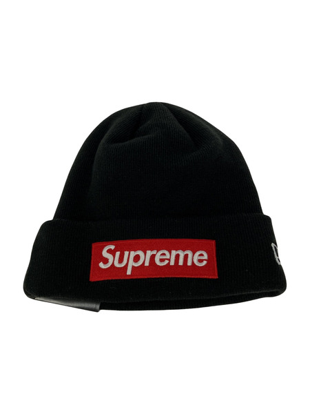 Supreme×NEW ERA 23AW Box Logo Beanie Black